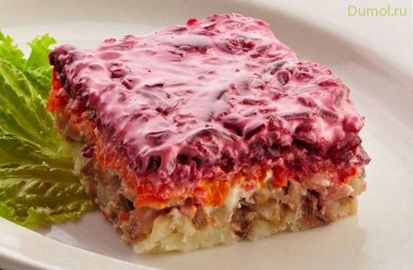 Классическая «Сельдь под шубой» к празднику