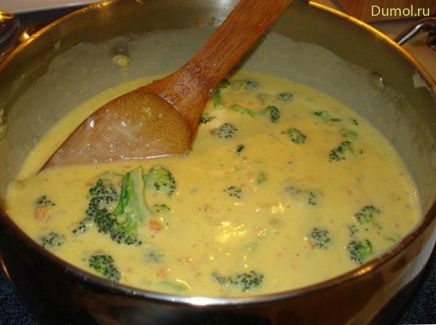 Классический сырный суп с овощами (классический, сырный, овощами) Классический сырный суп с овощами