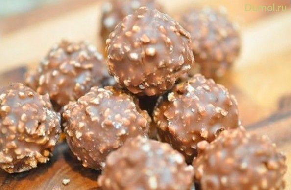 Конфеты Ferrero Rocher по-домашнему