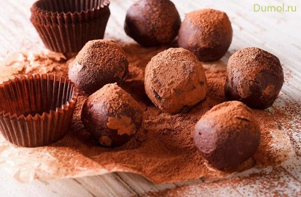 Конфеты трюфели по-домашнему (конфеты, трюфели, по-домашнему, пищевой) Конфеты трюфели по-домашнему
