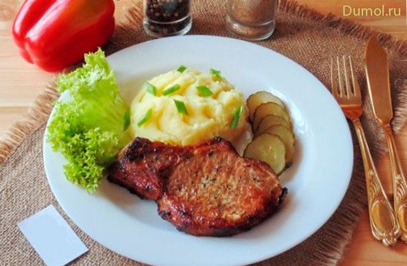 Котлеты мясные на кости в тесте по-херсонски