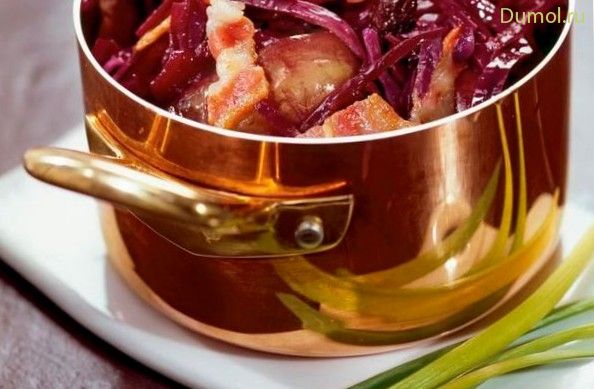 Краснокочанная капуста с вином по-скандинавски