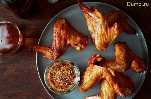Куриные крылышки на корейский мотив (куриные, крылышки, корейский, пищевой) Куриные крылышки на корейский мотив