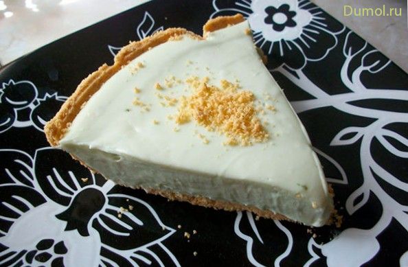 Лаймовый чизкейк со сгущенным молоком