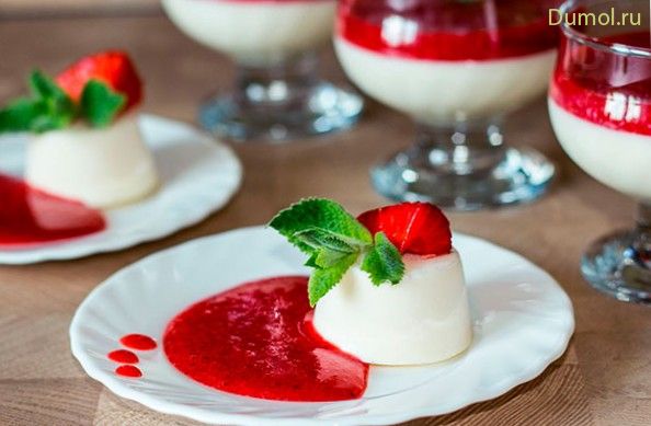 Ласковая ванильная панна-котта (ласковая, ванильная, панна-котта) Ласковая ванильная панна-котта