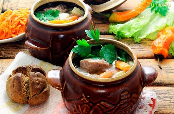 Ласковейшая свинина в горшочках (ласковейшая, свинина, горшочках, жир) Ласковейшая свинина в горшочках