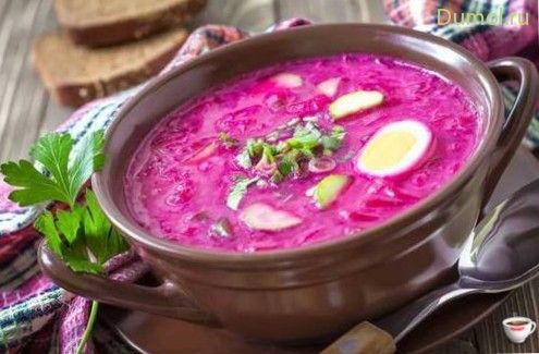 Латышский холодный суп на кефире (латышский, холодный, кефире) Латышский холодный суп на кефире