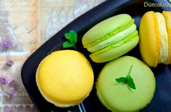 Лимонное печенье «Macarons»