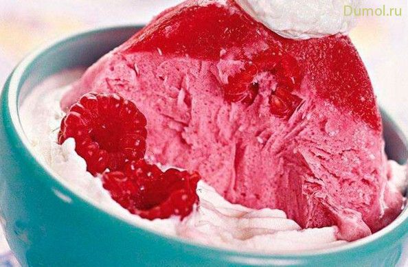 Малиновое парфе на сливках (малиновое, парфе) Малиновое парфе на сливках