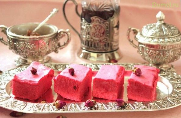 Малиновый зефир к чаю