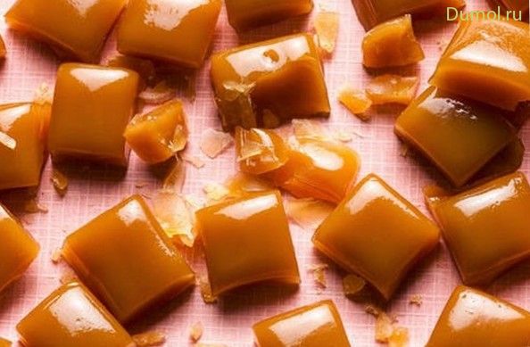 Медовые ириски на сливках (медовые, ириски, жир) Медовые ириски на сливках