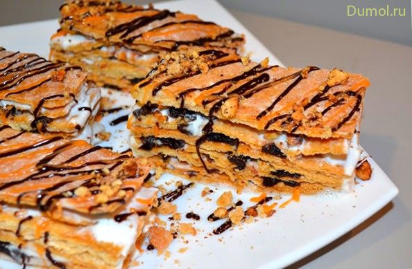 Медовые пирожные с черносливом