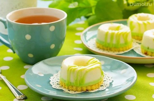 Мини-чизкейки с лаймом и сметаной