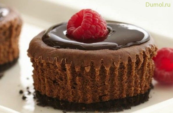 Мини-чизкейки с шоколадными чипсами (мини-чизкейки, шоколадными, чипсами) Мини-чизкейки с шоколадными чипсами