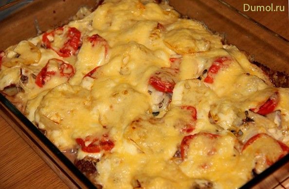 «Мясо по-французски» с картофелем