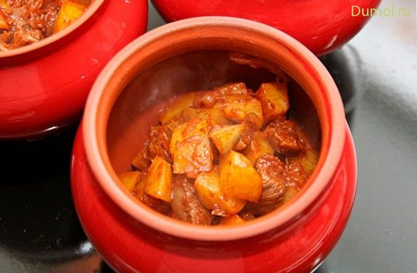 Мясо в горшочках по-скандинавски (мясо, горшочках) Мясо в горшочках по-скандинавски