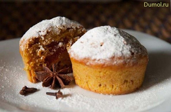 Морковные кексы с корицей и имбирем по-американски