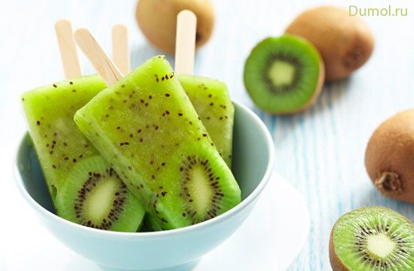 Мороженое из киви с соком апельсина (мороженое, киви) Мороженое из киви с соком апельсина