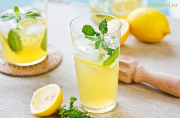 Натуральный мятный лимонад на скорую руку