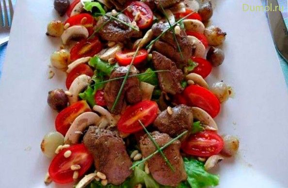 Необыкновенный салат «Нежный» с курицей