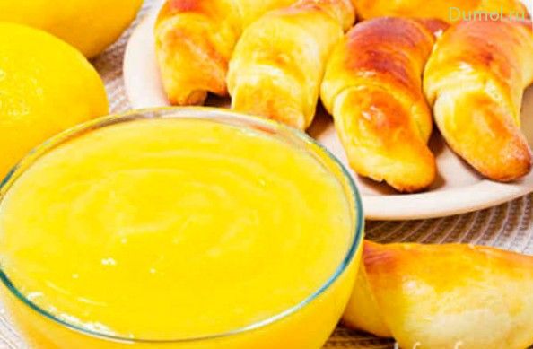 Нежный десертный лимонный крем