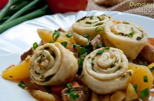 Нудли по-украински с говядиной