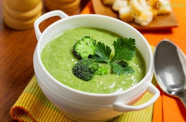 Нежный сливочный суп из брокколи (нужный, сливочный, брокколи, капуста) Нежный сливочный суп из брокколи