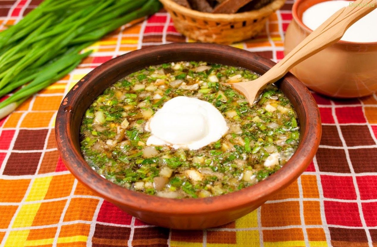 Окрошка мясная на квасе (окрошка, мясная, квасе) Окрошка мясная на квасе