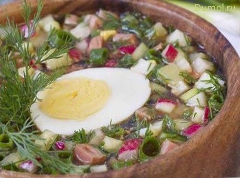 Окрошка на настое из сухофруктов (окрошка, настое, сухофруктов) Окрошка на настое из сухофруктов