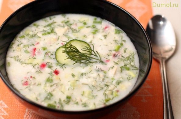 Окрошка на тане (окрошка, тане) Окрошка на тане