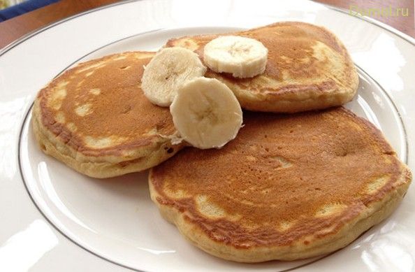 Оладьи из банана с овсяными хлопьями (оладьи, банана) Оладьи из банана с овсяными хлопьями