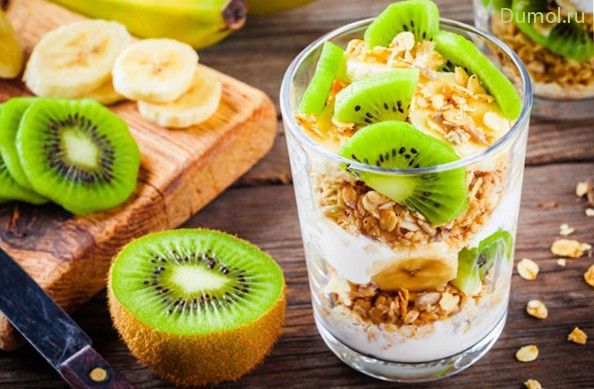 Парфе из йогурта с киви (парфе, йогурта, киви) Парфе из йогурта с киви
