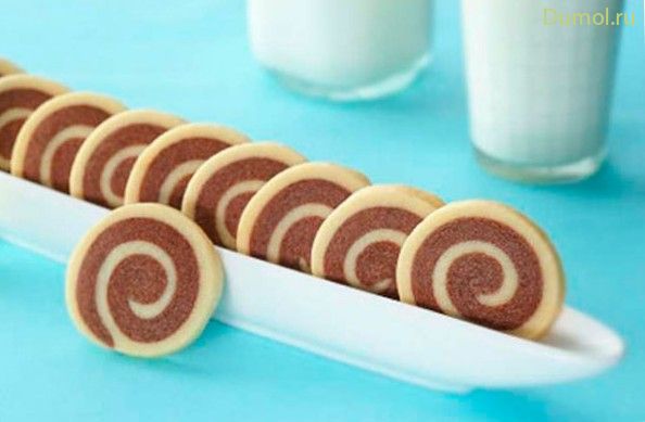 Печенье песочное «Улитка» с какао