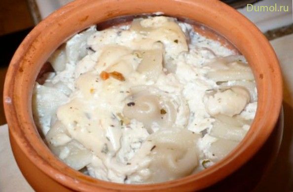 Пельмени с простоквашей (пельмени, простоквашей) Пельмени с простоквашей