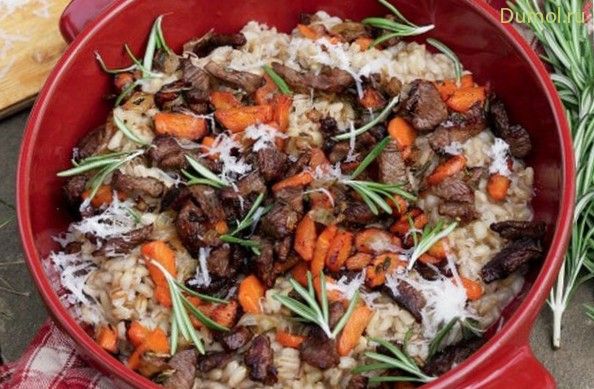 Перлотто с лесными грибами и луком (перлотто, лесными) Перлотто с лесными грибами и луком