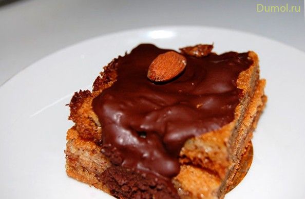 Пирожные в шоколадной глазури по-домашнему