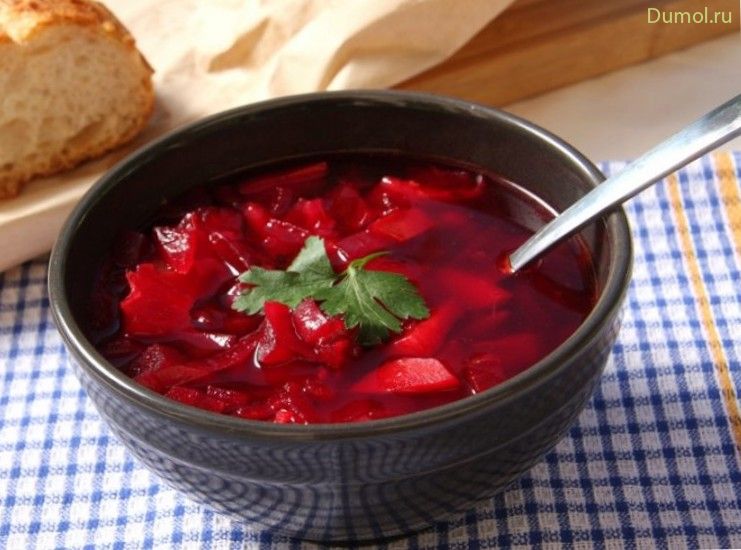 Постный борщ без зажарки в мультиварке (постный, борщ, капуста) Постный борщ без зажарки в мультиварке