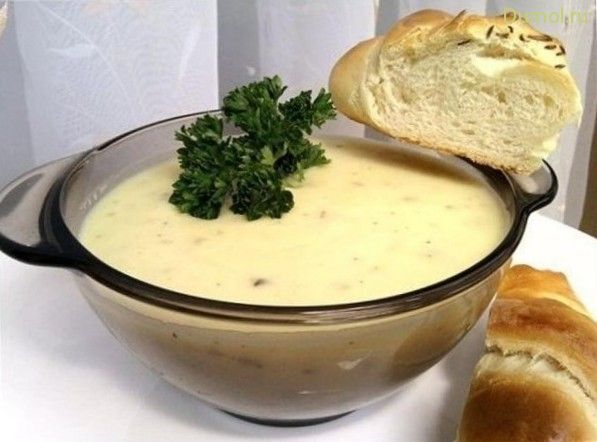 Пряный сливочно-чесночный суп