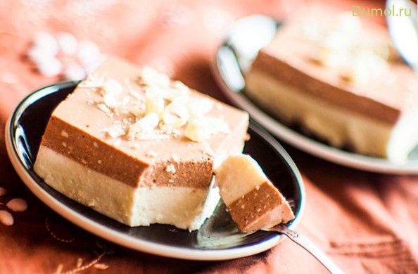 Простой шоколадно-творожный десерт (несложный, шоколадно-творожный, десерт, творог) Простой шоколадно-творожный десерт