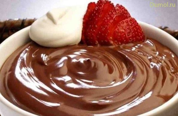 Простой шоколадный мусс на десерт