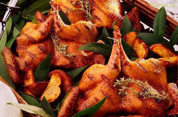 Птица в духовке по-скандинавски