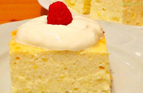 Пудинг из йогурта в духовке