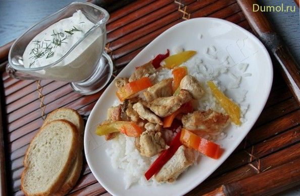 Рисовый салат по-индонезийски