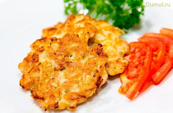 Рубленый шницель из куриной грудки