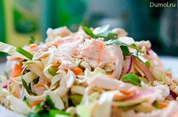 Салат «Анастасия» с куриным филе