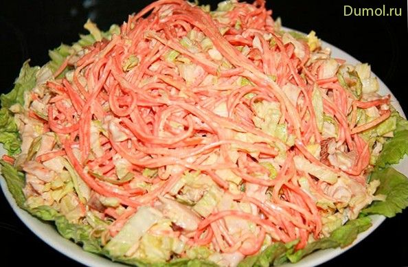 Салат «Чудо» с морковью по-корейски