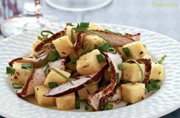 Салат из курицы по-кубински (салат, курицы) Салат из курицы по-кубински