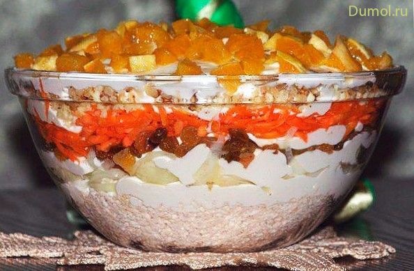 Салат из куриного филе «Французская любовница»