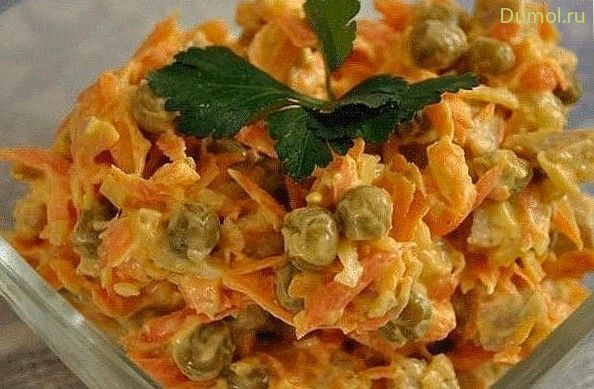 Салат «Купеческий» со свининой и зеленым горошком (салат, купеческий, свининой, свинина, маринад) Салат «Купеческий» со свининой и зеленым горошком