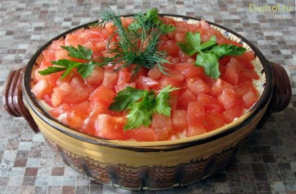 Салат «Маринара» с курицей (салат, маринара) Салат «Маринара» с курицей